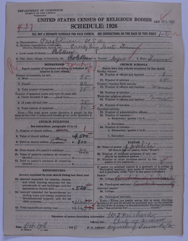 Scan of Presbyterian Church in the United States of America: 6909