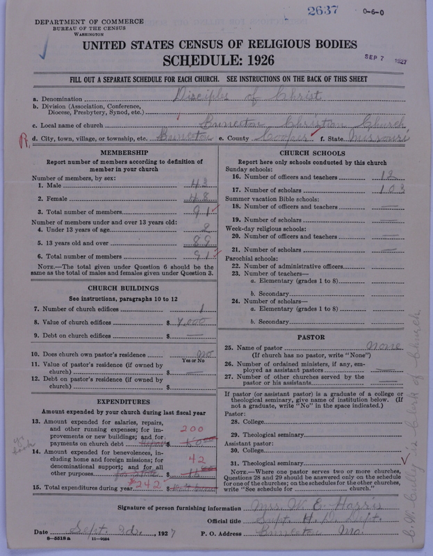 Scan of Disciples of Christ: 2637