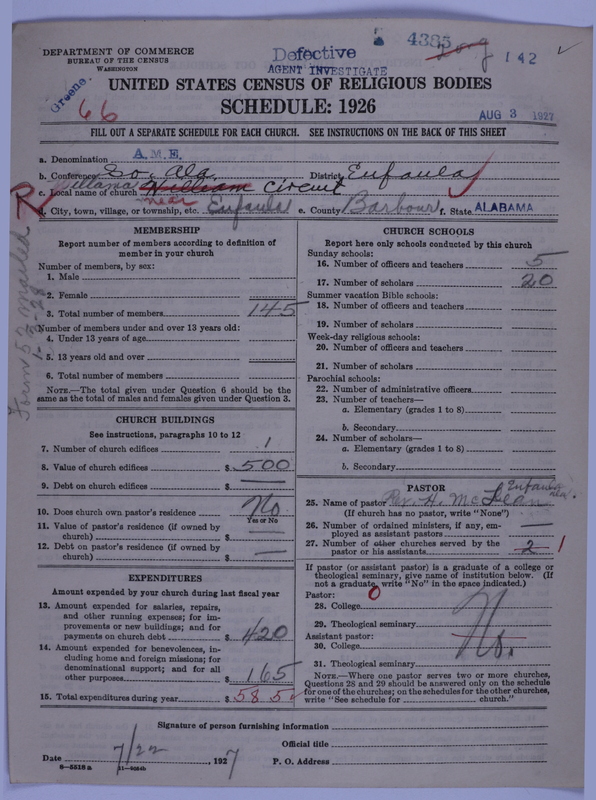 Scan of African Methodist Episcopal Church: 4385