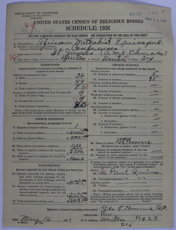 Scan of African Methodist Episcopal Church: 6137