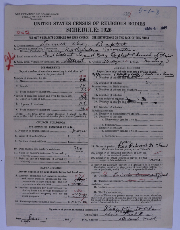 Scan of Seventh Day Baptists: 39