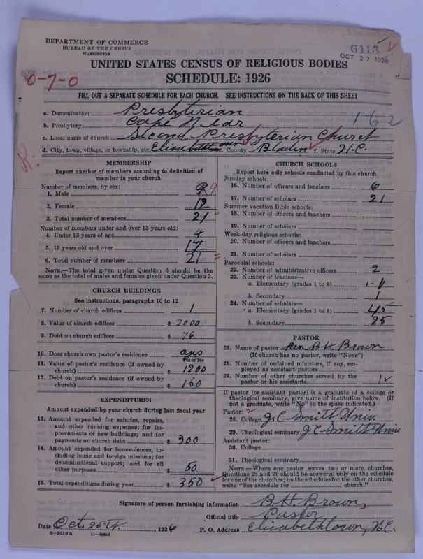 Scan of Presbyterian Church in the United States of America: 6413