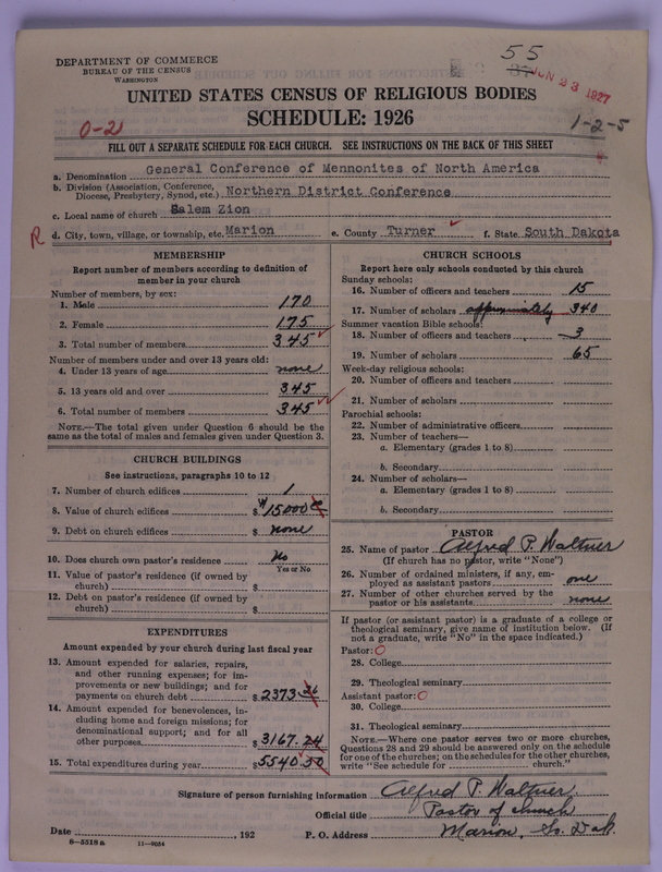 Scan of General Conference of the Mennonite Church of North America: 55