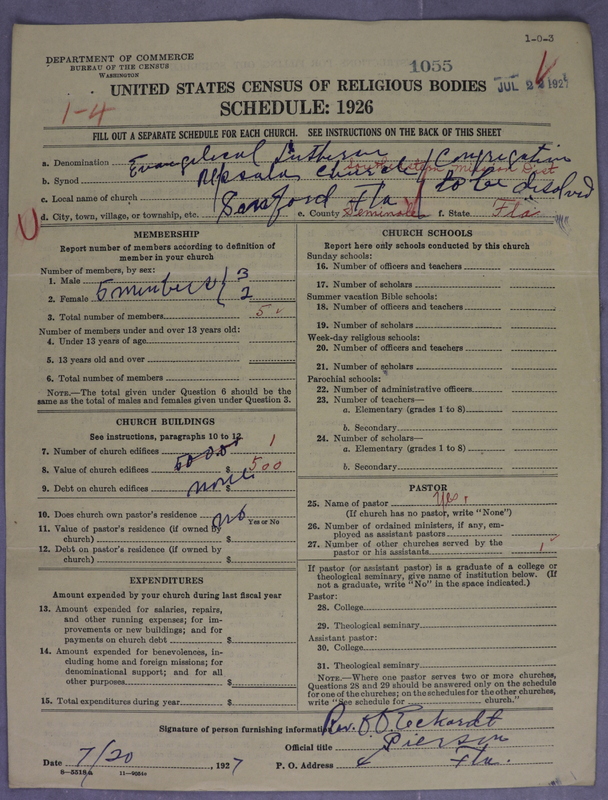 Scan of Evangelical Lutheran Augustana Synod of North America: 1055