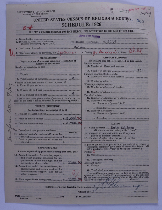 Scan of Church of the Nazarene: 330