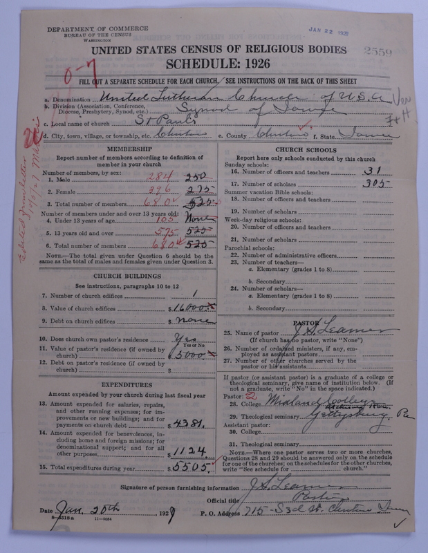 Scan of United Lutheran Church in America: 2559