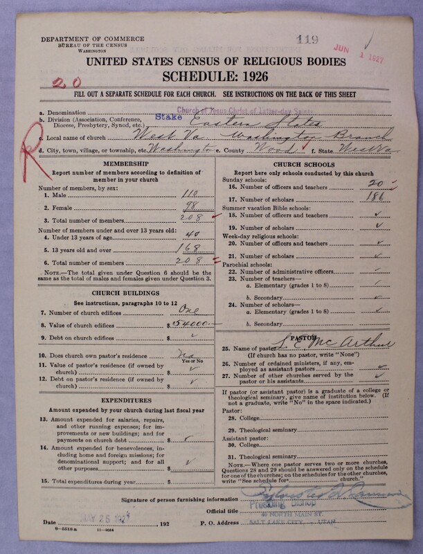 Scan of Church of Jesus Christ of Latter-day Saints: 119