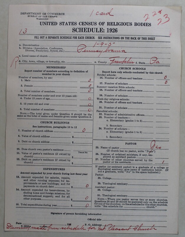 Scan of Church of the United Brethren in Christ (Old Constitution): 22