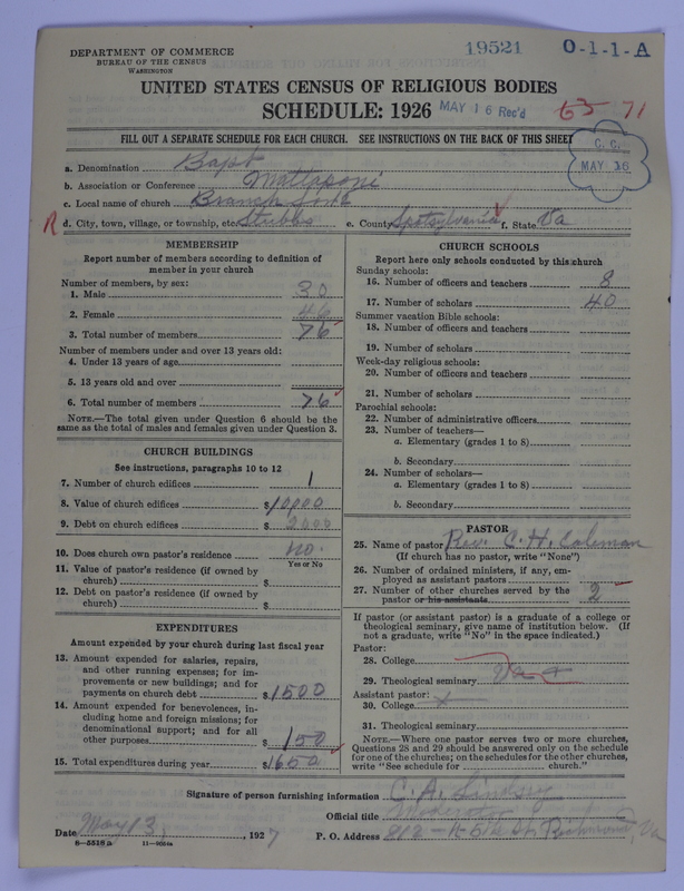 Scan of Negro Baptists: 19521