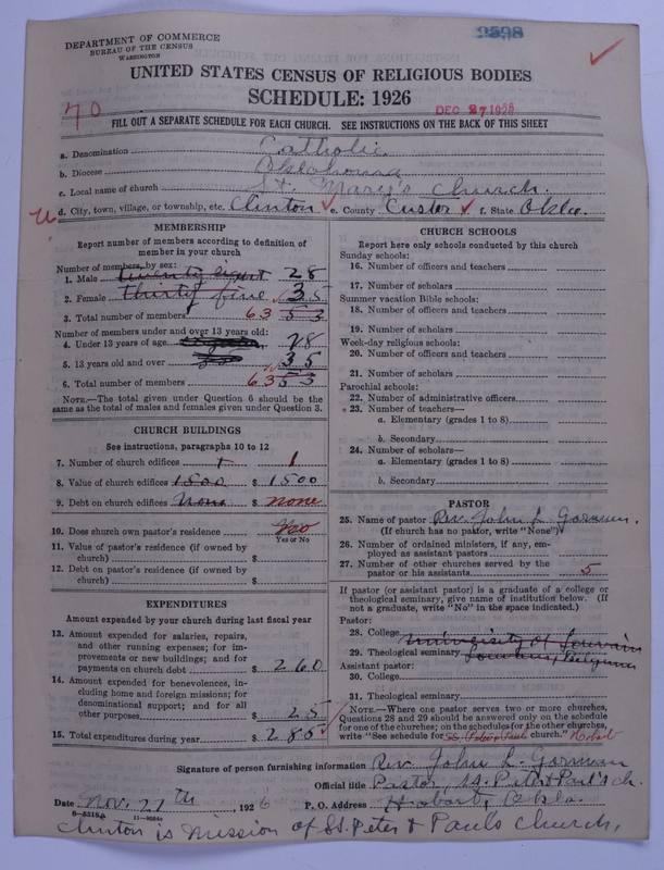 Scan of Roman Catholic Church: 9598