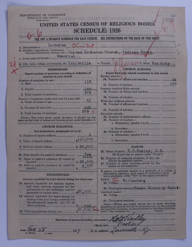 Scan of United Lutheran Church in America: 3451