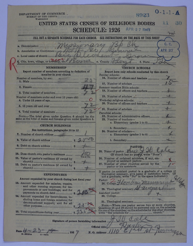 Scan of Negro Baptists: 8923