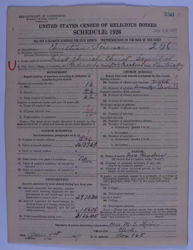 Scan of Church of Christ, Scientist: 756
