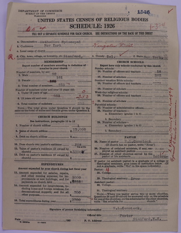 Scan of Methodist Episcopal Church: 1546