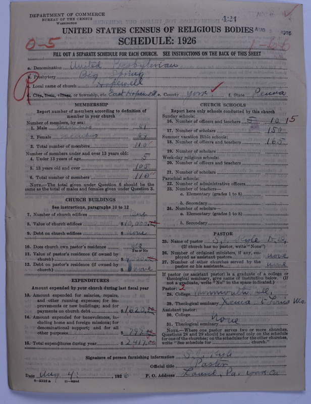 Scan of United Presbyterian Church of North America: 421