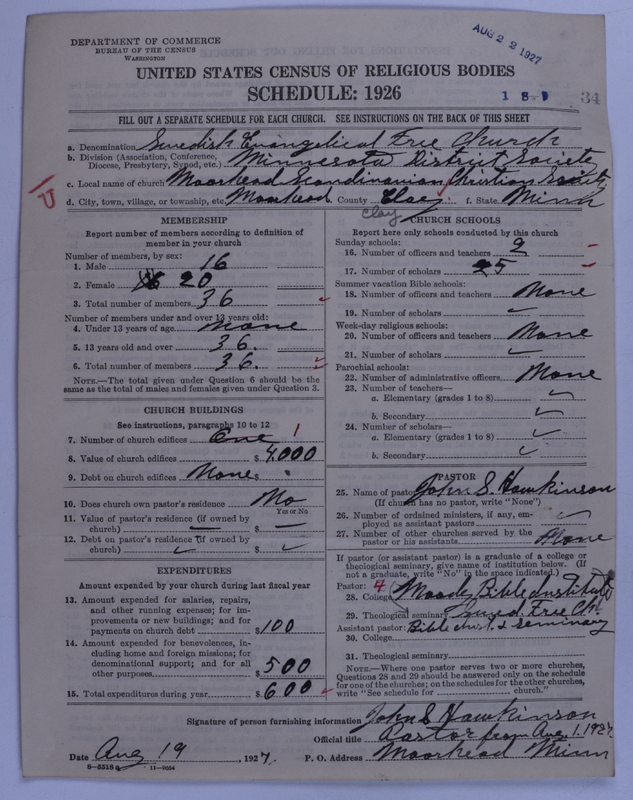 Scan of Swedish Evangelical Free Church of the United States of America: 34