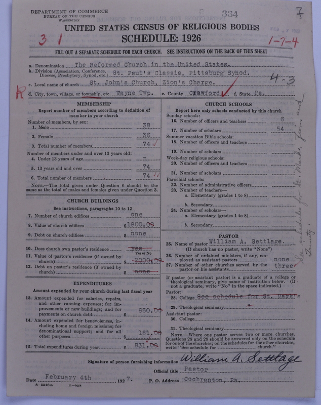 Scan of Reformed Church in the United States: 334