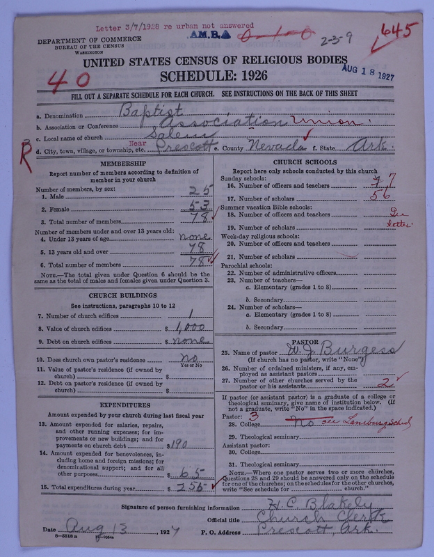 Scan of Landmark Baptist of America: 645