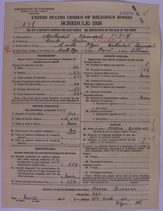 Scan of Methodist Episcopal Church: 10279