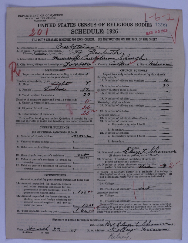 Scan of Presbyterian Church in the United States of America: 4399