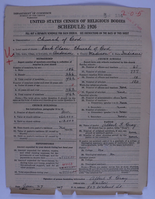 Scan of Church of God (Headquarters, Anderson, Ind.): 154