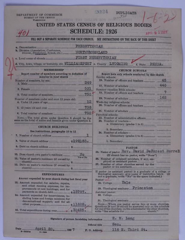 Scan of Presbyterian Church in the United States of America: 2024
