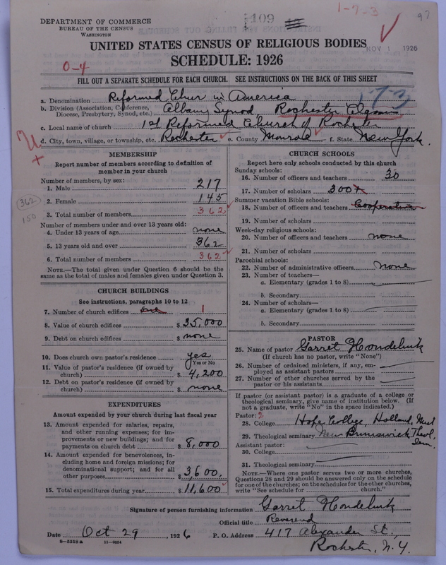 Scan of Reformed Church in America: 109