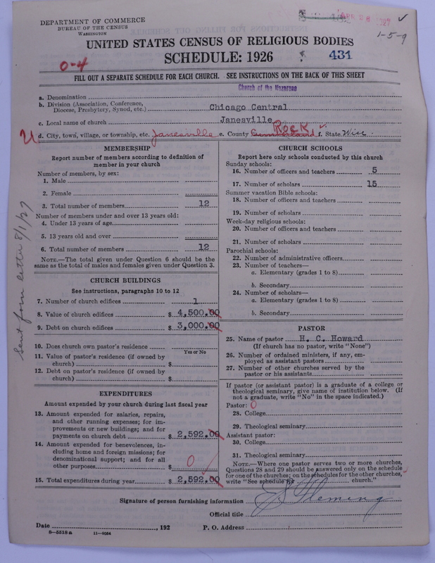 Scan of Church of the Nazarene: 431