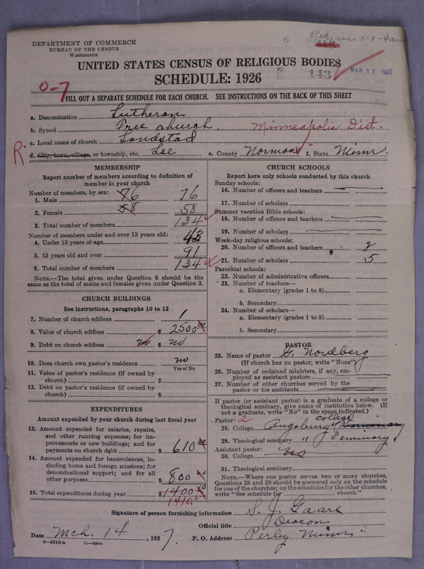 Scan of Lutheran Free Church: 143