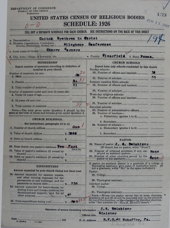 Scan of Church of the United Brethren in Christ: 139