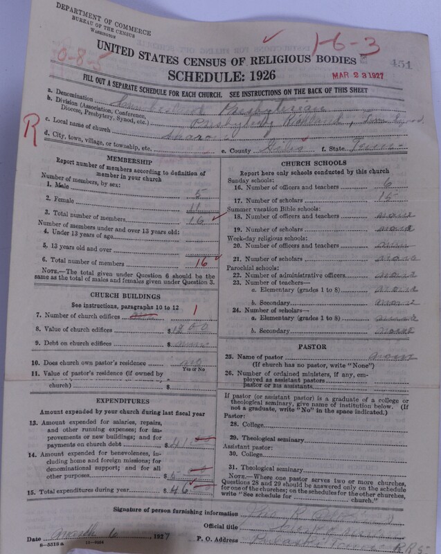 Scan of Cumberland Presbyterian Church: 451
