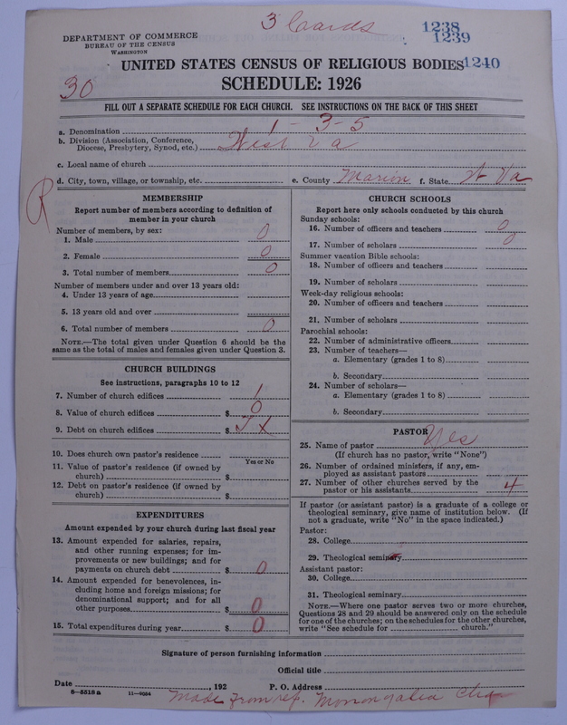 Scan of Methodist Protestant Church: 1239