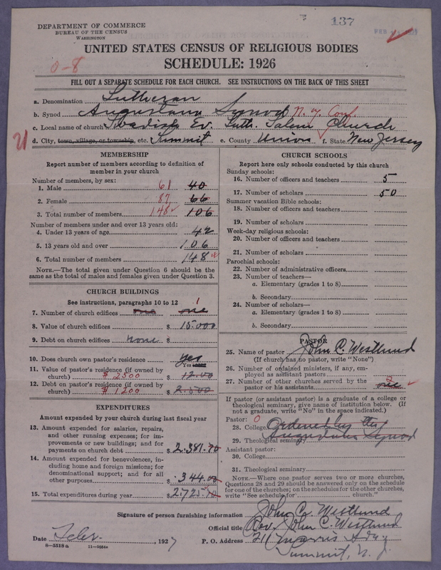Scan of Evangelical Lutheran Augustana Synod of North America: 137