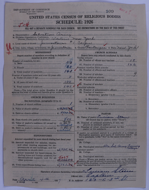 Scan of Salvation Army: 109
