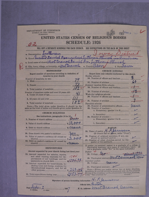 Scan of United Danish Evangelical Lutheran Church in America: 86