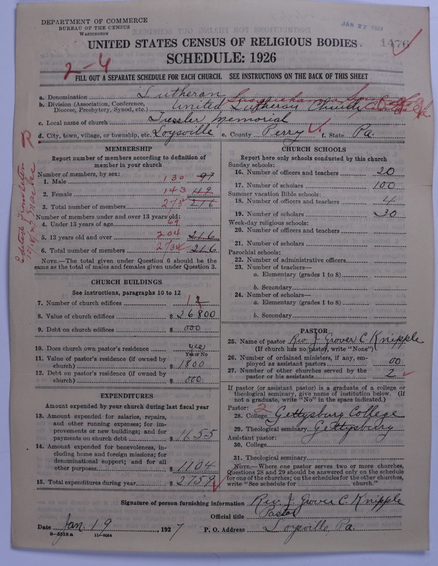 Scan of United Lutheran Church in America: 1476