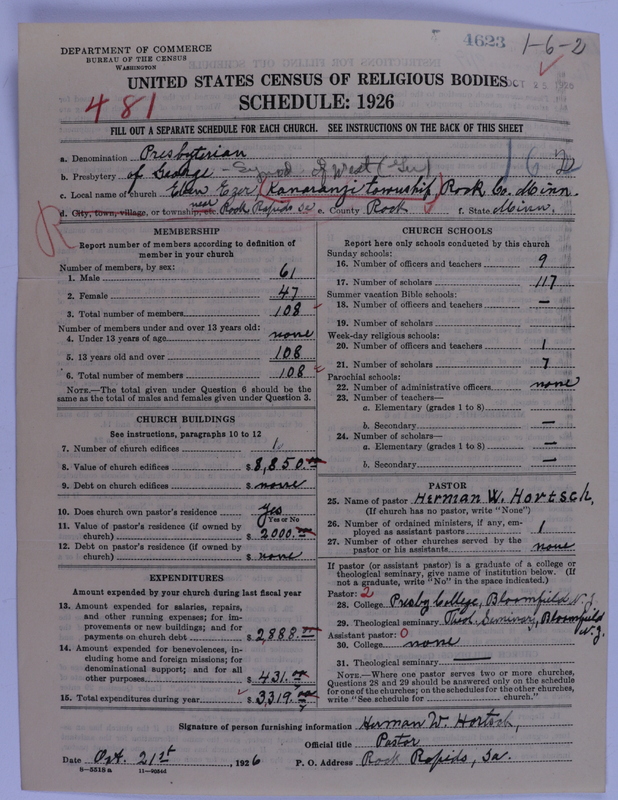 Scan of Presbyterian Church in the United States of America: 4623