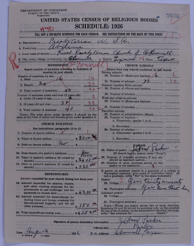 Scan of Presbyterian Church in the United States of America: 7685