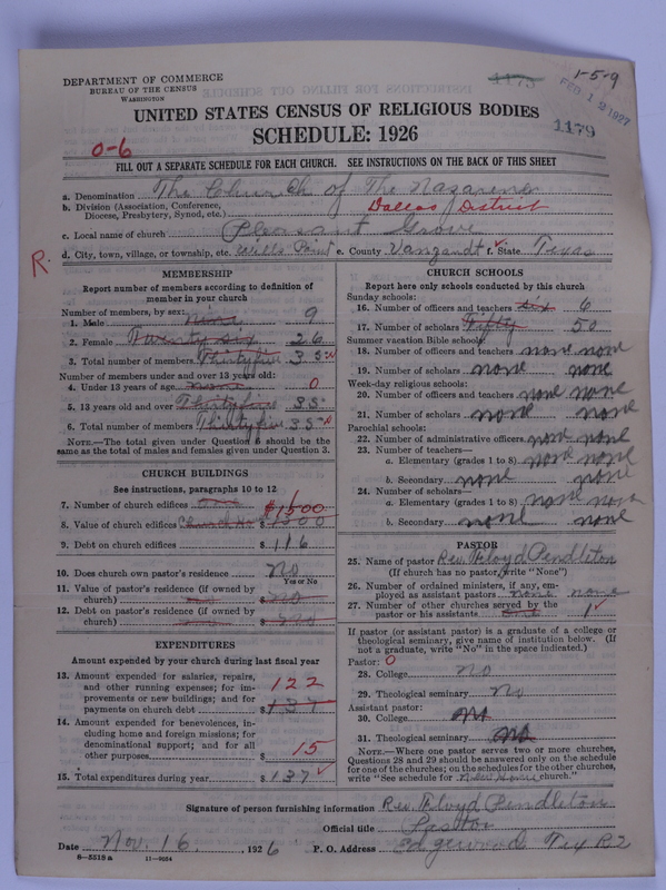 Scan of Church of the Nazarene: 1179