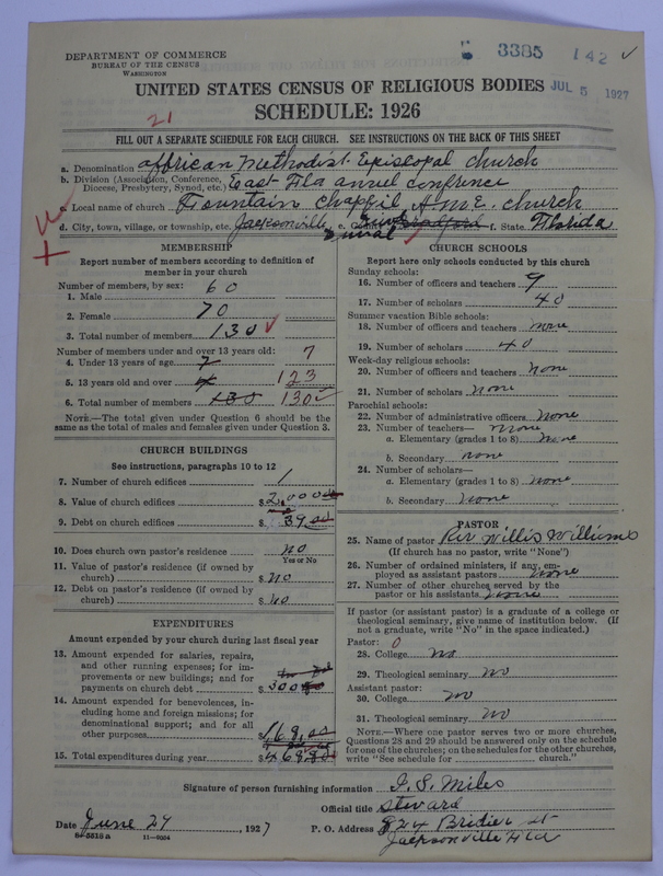 Scan of African Methodist Episcopal Church: 3385