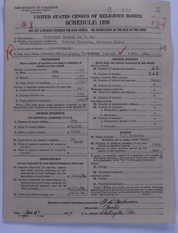 Scan of Reformed Church in the United States: 521