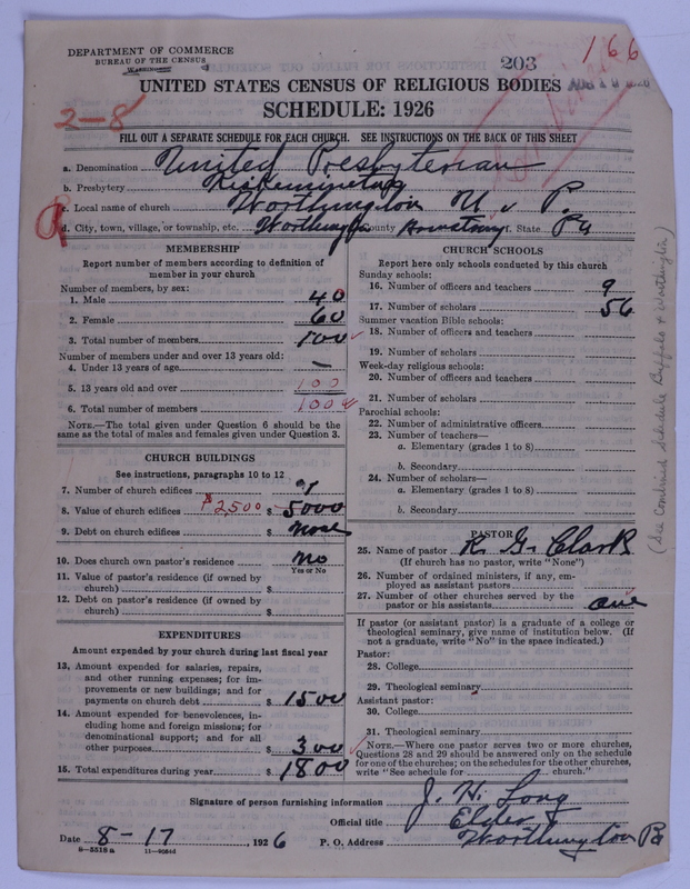 Scan of United Presbyterian Church of North America: 203