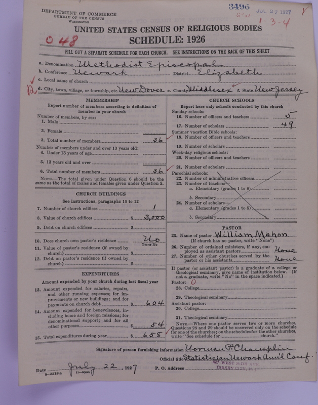 Scan of Methodist Episcopal Church: 3496