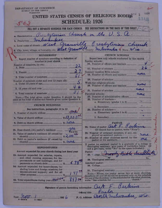 Scan of Presbyterian Church in the United States of America: 4318
