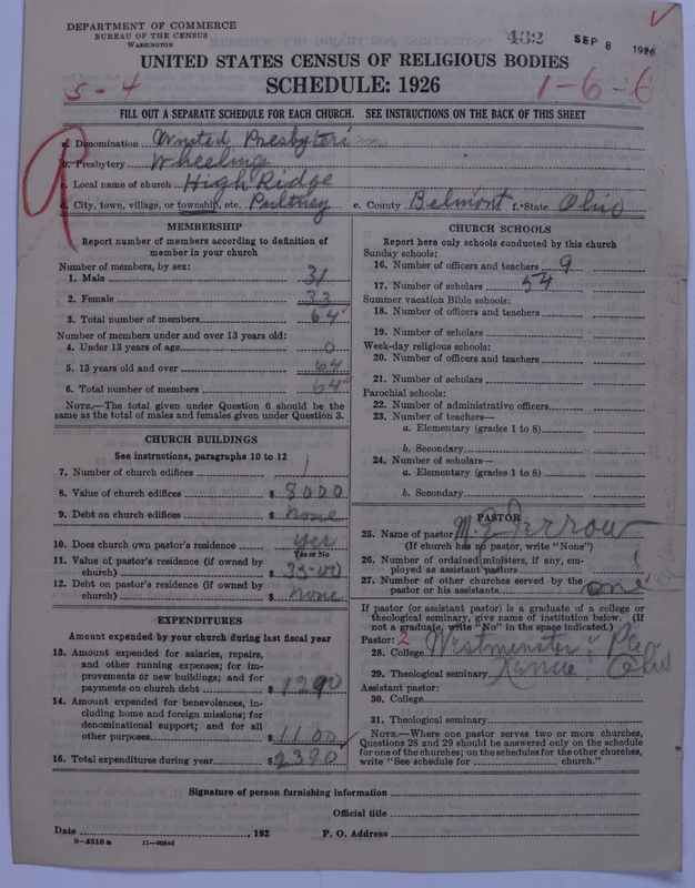 Scan of United Presbyterian Church of North America: 432