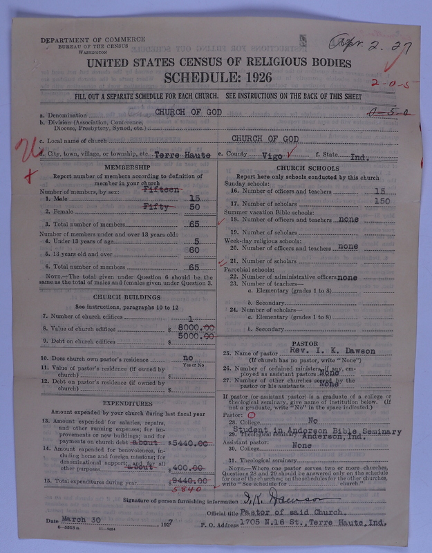 Scan of Church of God (Headquarters, Anderson, Ind.): 164