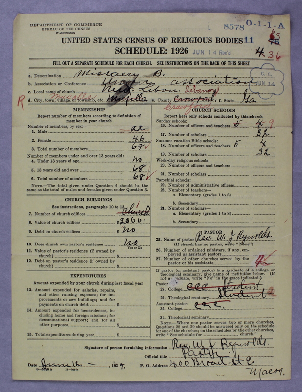 Scan of Negro Baptists: 8578