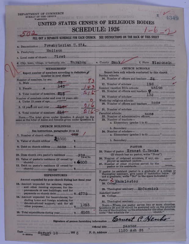 Scan of Presbyterian Church in the United States of America: 4349