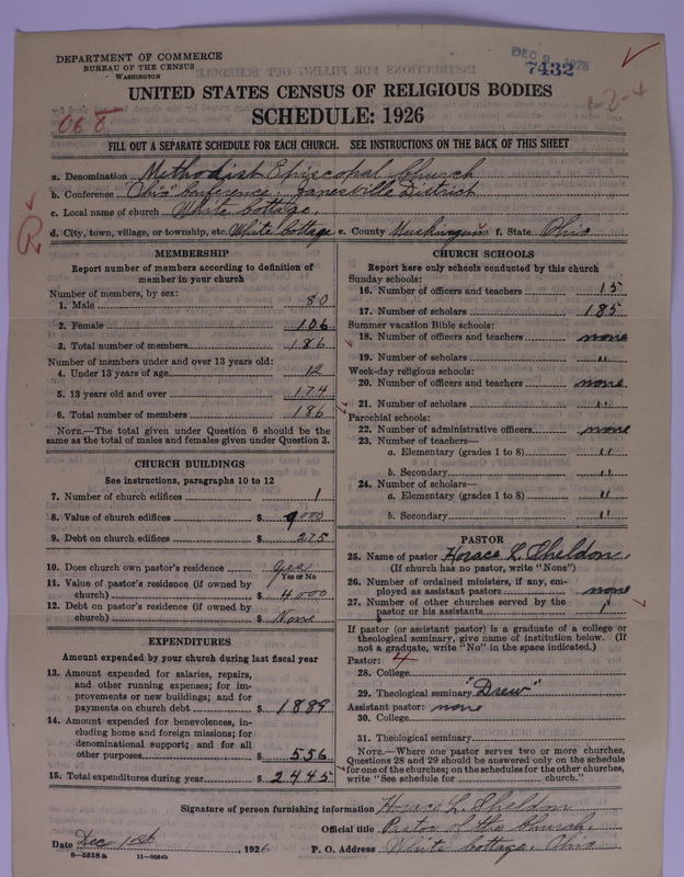Scan of Methodist Episcopal Church: 7432