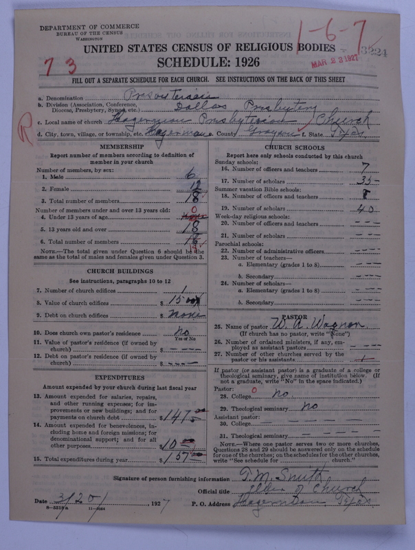 Scan of Presbyterian Church in the United States: 3224